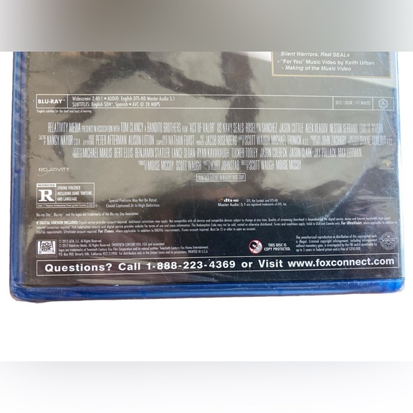 Act of Valor Blu-Ray DVD - Picture 3 of 4